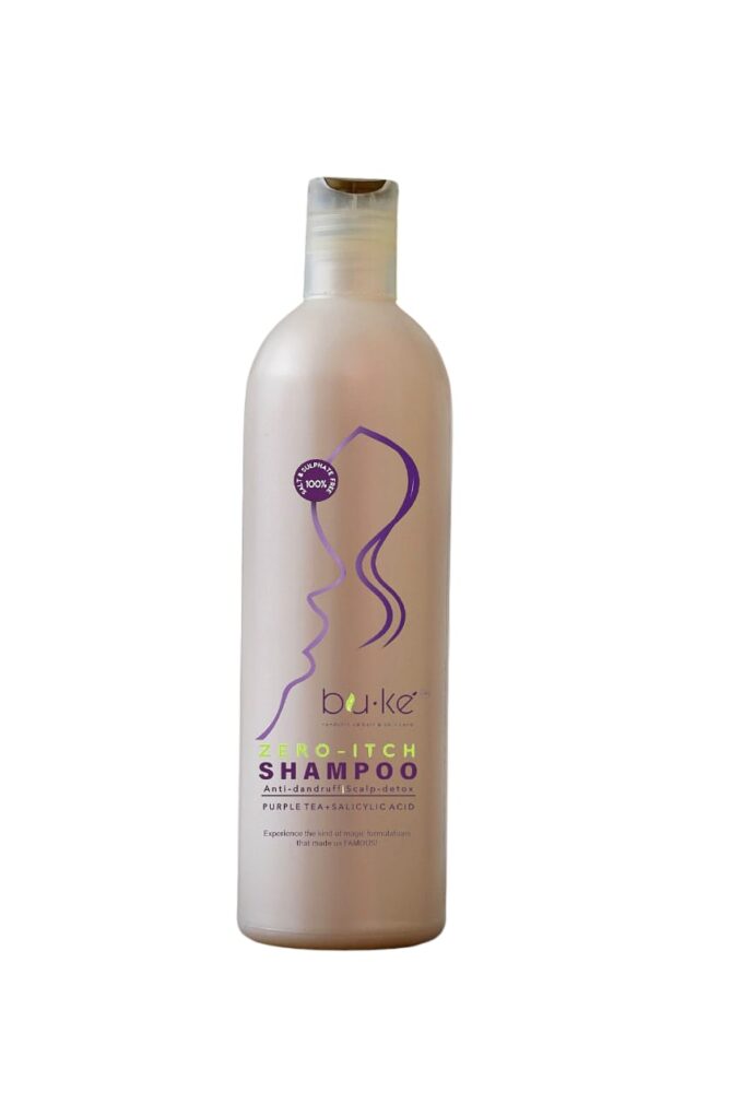PURPLE TEA & SALICYLIC ACID ZERO-ITCH SHAMPOO (450ml)