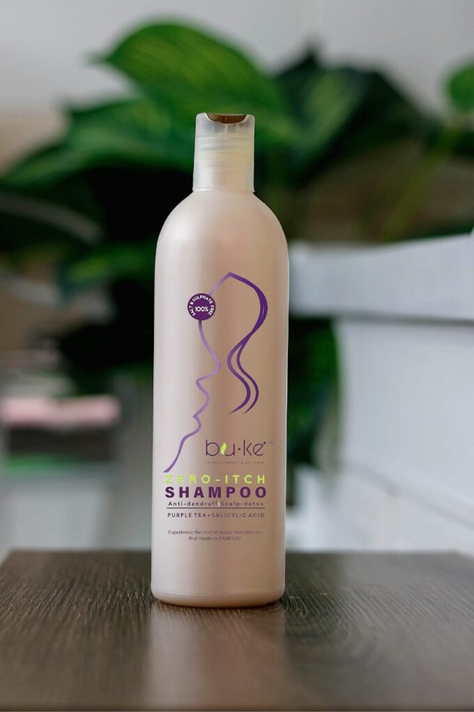 PURPLE TEA & SALICYLIC ACID ZERO-ITCH SHAMPOO (450ml)